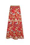 FALDA FLORES ROJA | MOD. SOFIA | Tienda online de moda femenina de autor