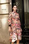 VESTIDO NEGRO Y ROSA  | MOD. OPALO | Tienda online de moda femenina de autor