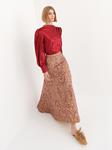 WINE SATIN SHIRT | MOD.JARA