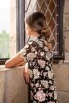 VESTIDOS LARGO FLORES NEGRO | MOD. CELIA  | Tienda online de moda femenina de autor