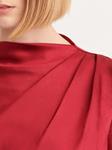 WINE SATIN SHIRT | MOD.JARA