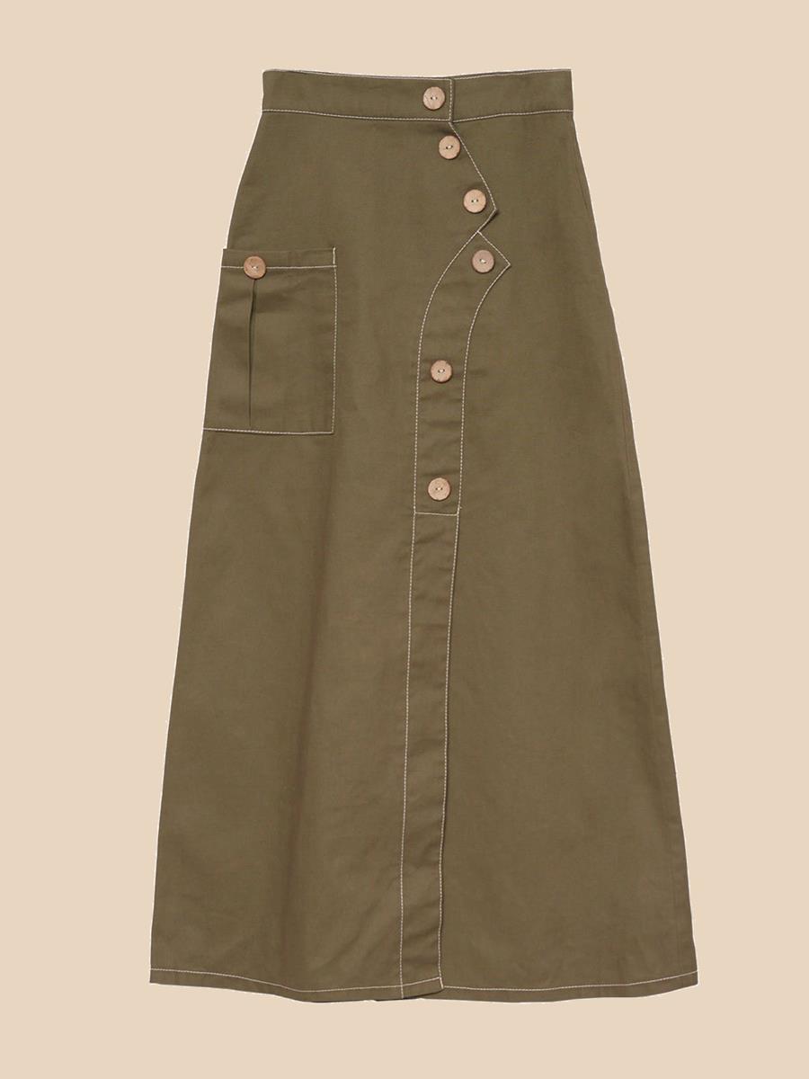 FALDA BOTONES | MOD. MAKAL | Tienda online de moda femenina de autor