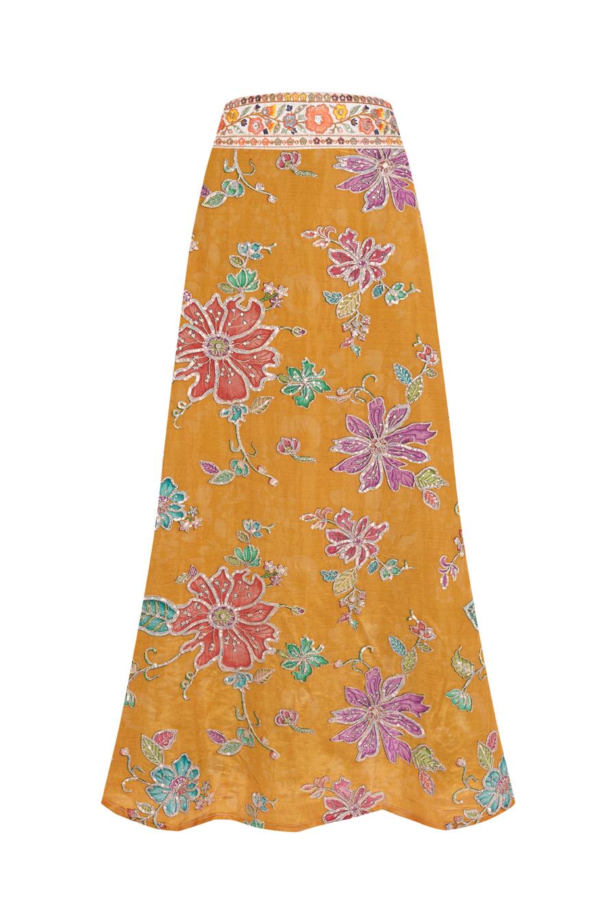 FALDA FLORES  | MOD. AMBAR | Tienda online de moda femenina de autor