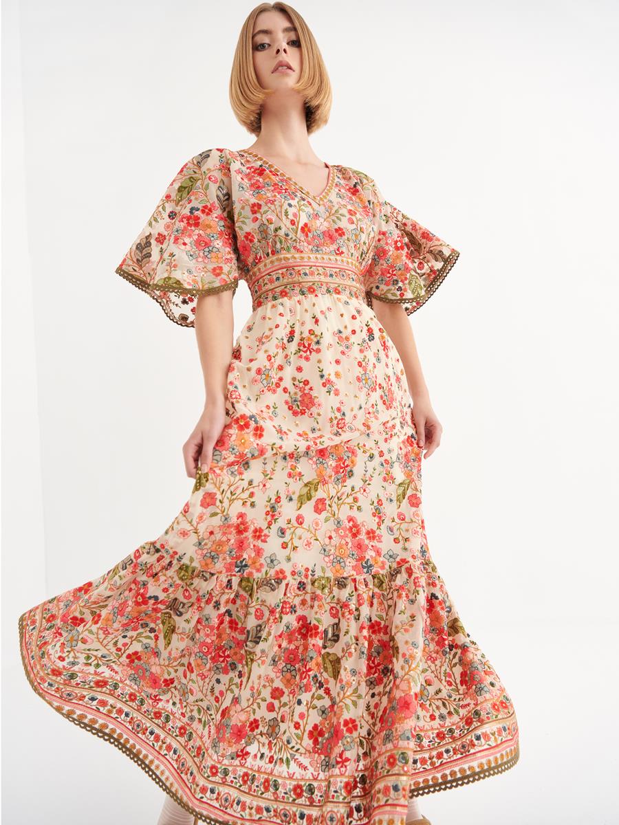 VESTIDO ECRU  | MOD. CARMEN ECRU | Tienda online de moda femenina de autor