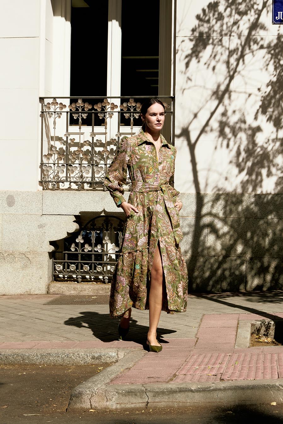 VESTIDO JOYA CACHEMIR | MOD. JADE | Tienda online de moda femenina de autor