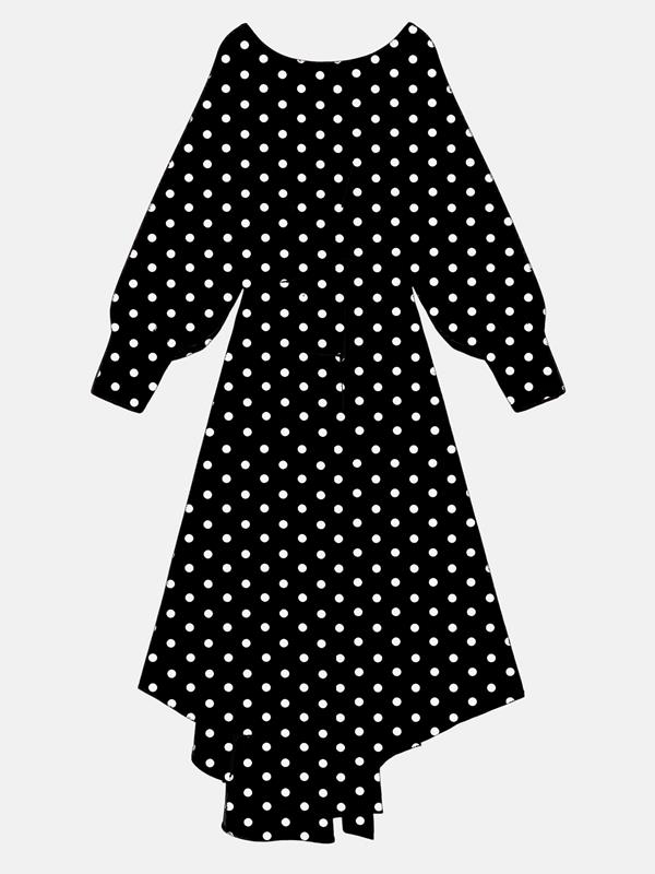 MIDI POLKA DOT DRESS | MOD. CARLO