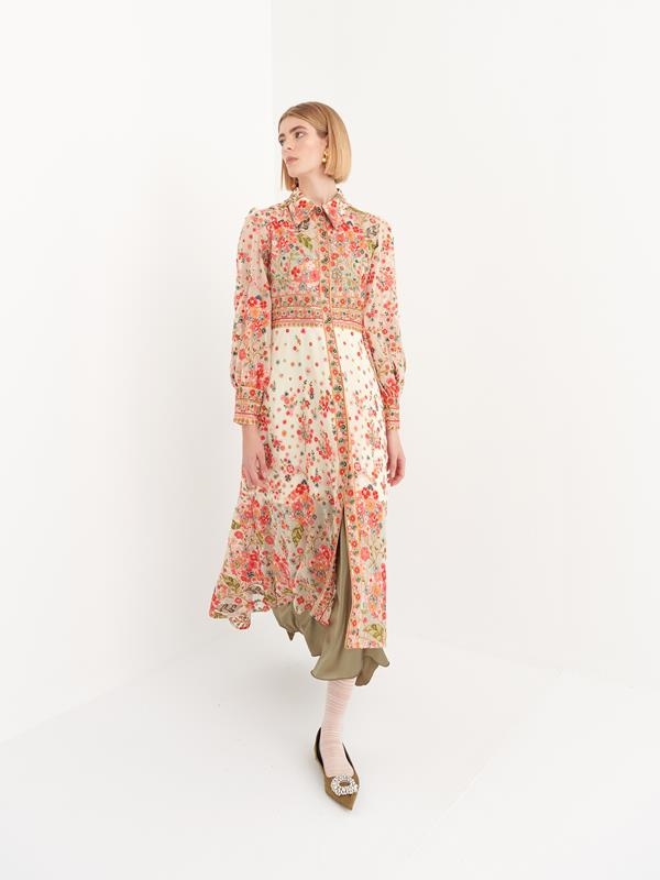 VESTIDO CAMISERO | MOD.SILVANO ECRU  | Tienda online de moda femenina de autor