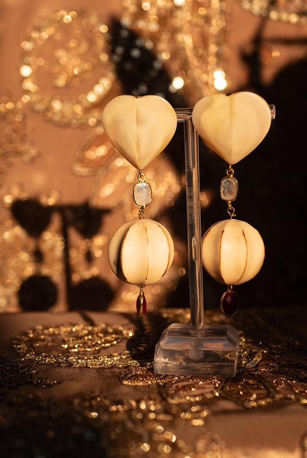 PENDIENTES  | MOD. AMEYOU 01 BEIGE | R | Tienda online de moda femenina de autor